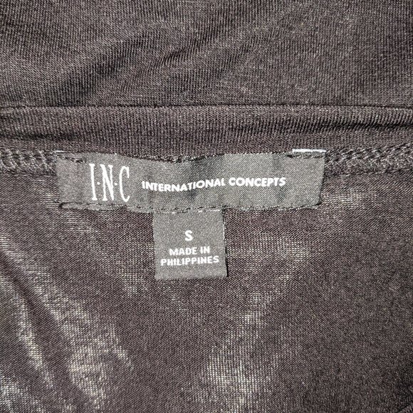 INC Embellished Top - Black With "Jewels" - Picture 3 of 4